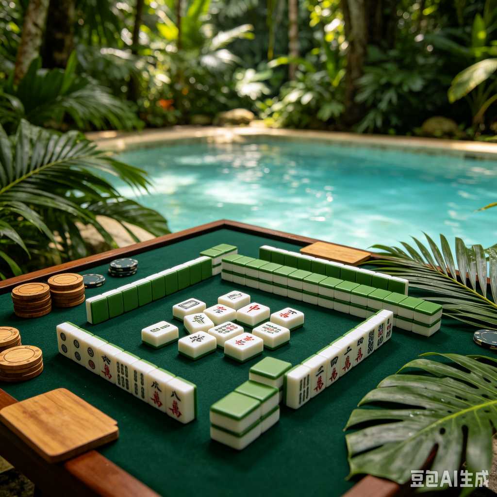 green mahjong tiles