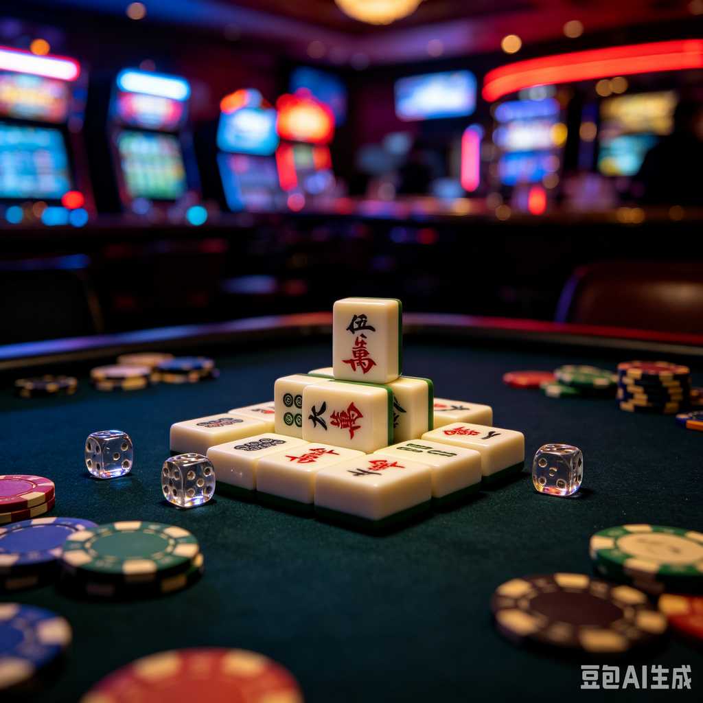 minimal text mahjong set